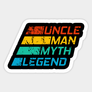 Uncle Man Myth Legend Sticker